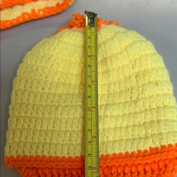 NWOT Baby Outfit Duck Hand Crochet Costume PhotoOp Party Halloween - Picture 8 of 9